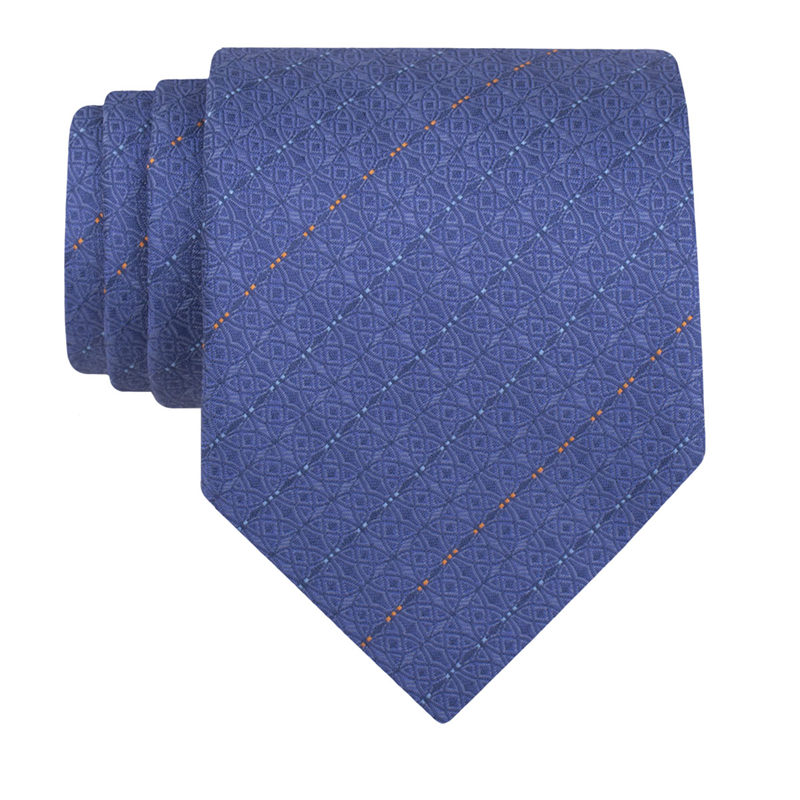 Cravat CROATA Clasicum Thematic  Braiding Blue  Silk 100%  