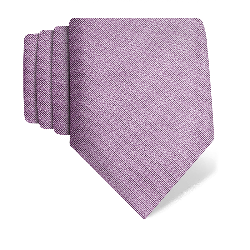 Cravat CROATA Thematic Double face Secession Purple  Silk 100%  