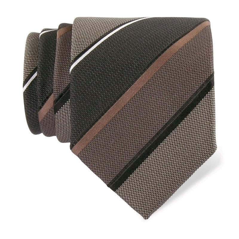 Cravat CROATA Clasicum Classic  Regimental Grey  Silk 100%  
