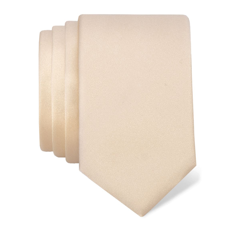 Cravat CROATA Classic  Solid Champagne  Silk 100%  