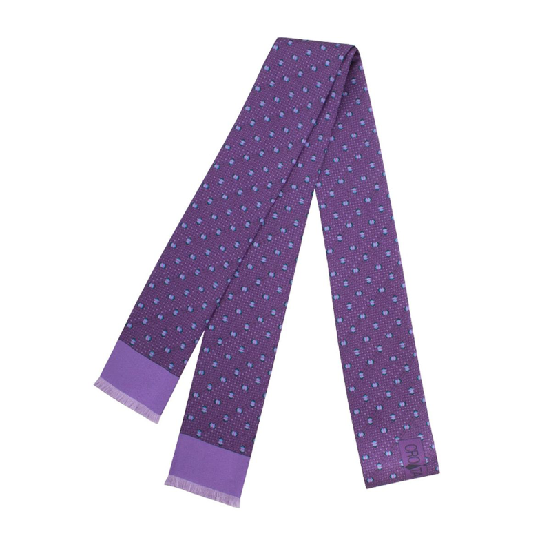 Shawl Necktie CROATA Classic Classic Other Purple  Silk 100%  