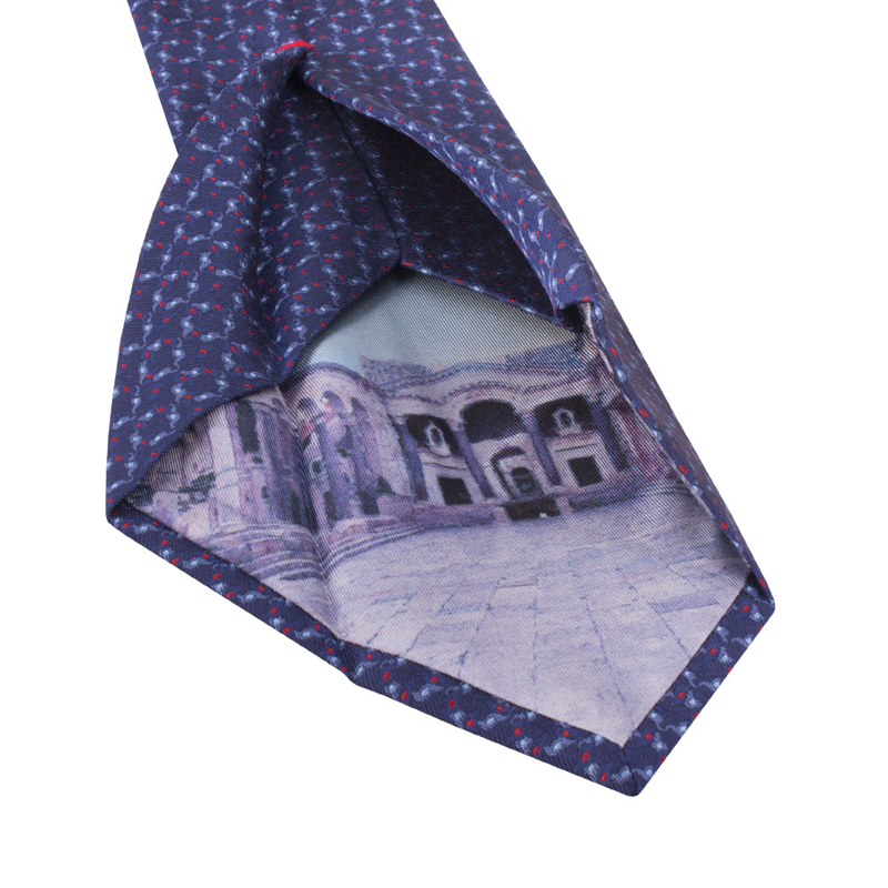 Cravat CROATA Dubrovnik Classic  Other Dark blue  Silk 100%  