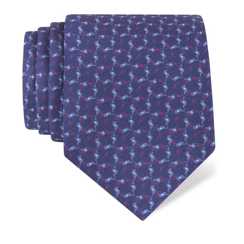 Cravat CROATA Dubrovnik Classic  Other Dark blue  Silk 100%  