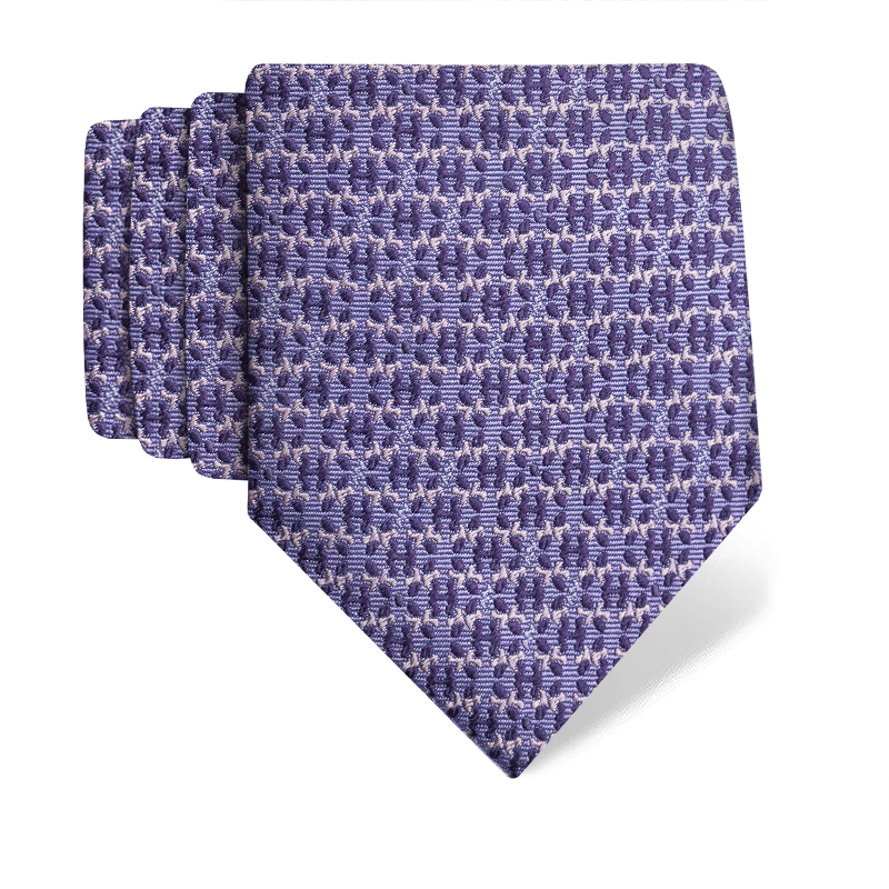 Cravat CROATA Dubrovnik Classic  Other Purple  Silk 100%  