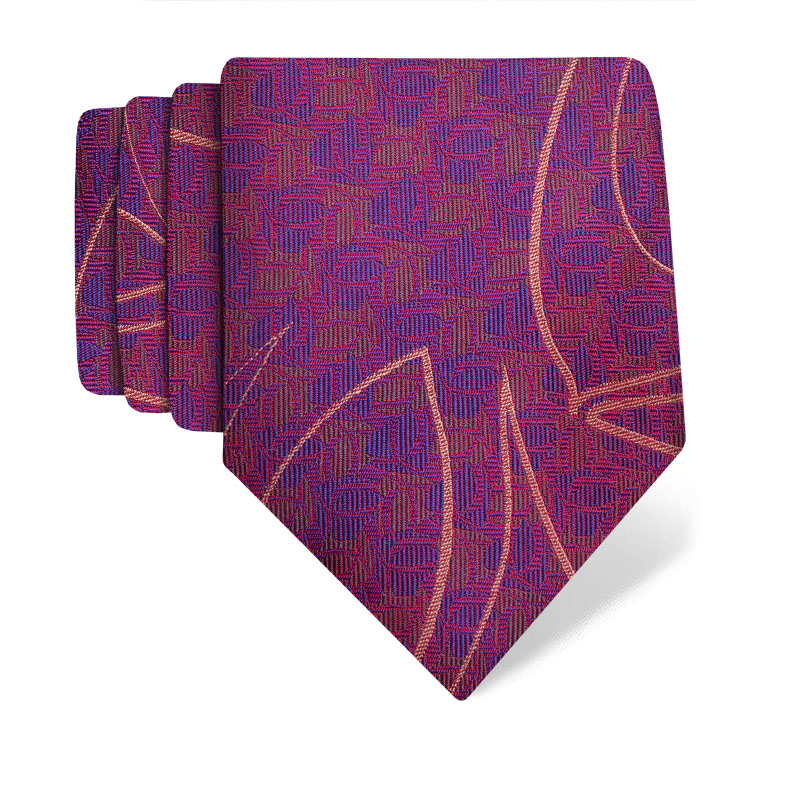 Cravat CROATA Dubrovnik Classic  Other Purple  Silk 100%  