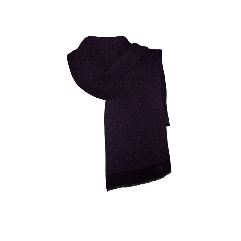 Shawl CROATA Thematic Shawl, thematic Braiding Dark blue  Wool 100%  