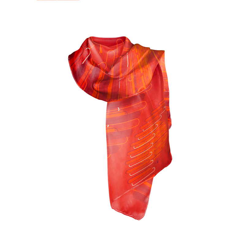 Shawl CROATA Classic Shawl Other Red  Silk 100%  