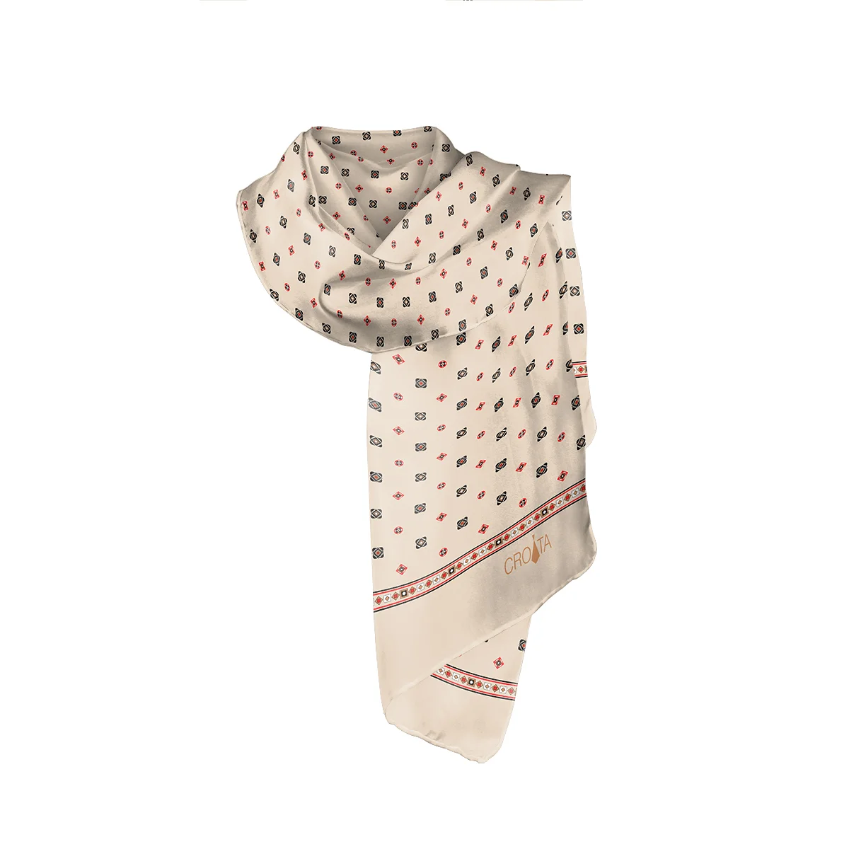 Shawl CROATA Classic Shawl, classic Other Beige  Silk 100%  