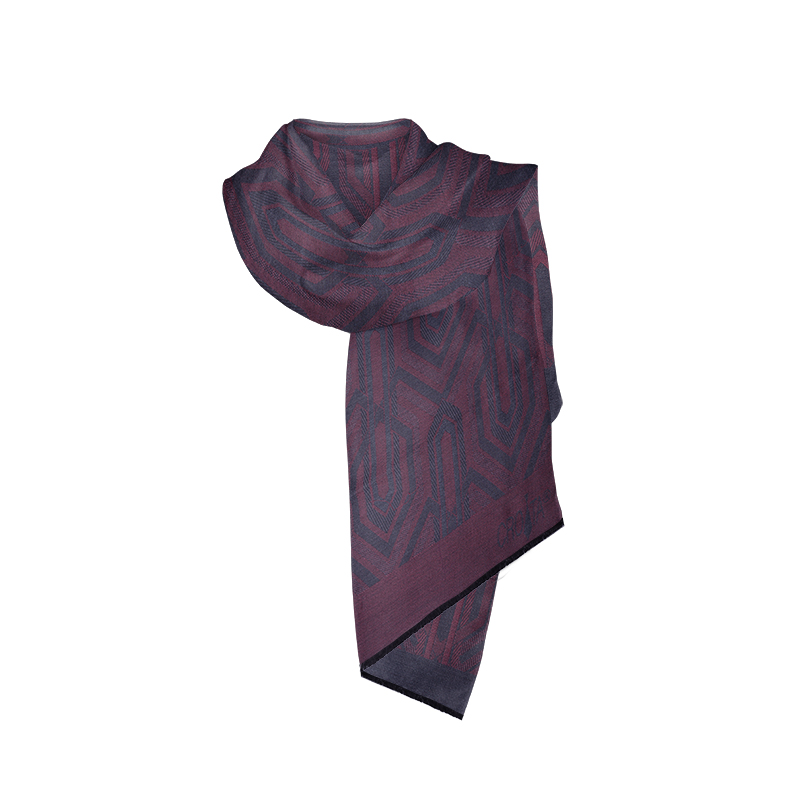 Shawl CROATA Brijuni Classic Shawl, classic Other Wine red  Wool 100%  