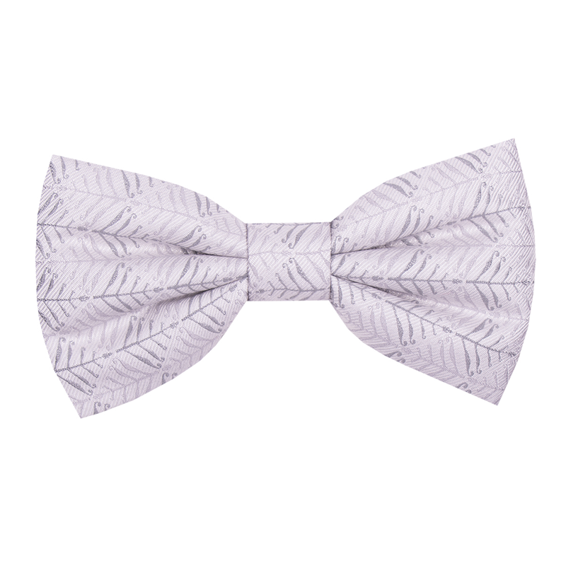 Bow tie CROATA Thematic Pre-tied bow tie Zagreb cathedral Light grey  Silk 100%  