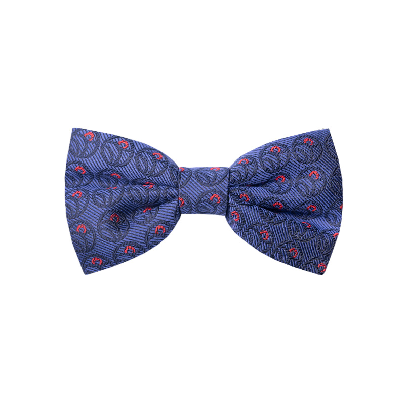 Bow tie CROATA Thematic Pre-tied bow tie Secession Blue  Silk 100%  