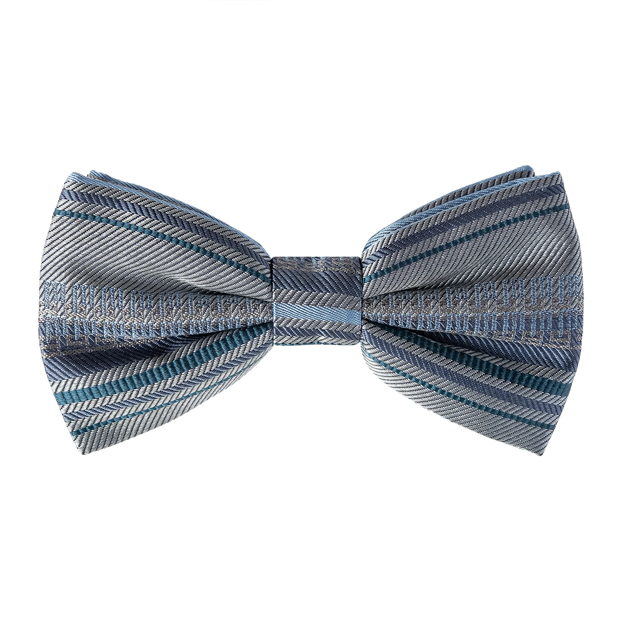 Bow tie CROATA Brijuni Thematic Pre-tied bow tie Glagolitic alphabet Grey  Silk 100%  