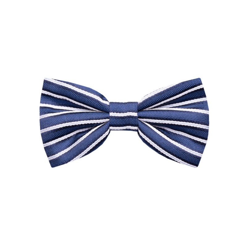 Bow tie CROATA Clasicum Classic Pre-tied bow tie Regimental Blue  Silk 100%  