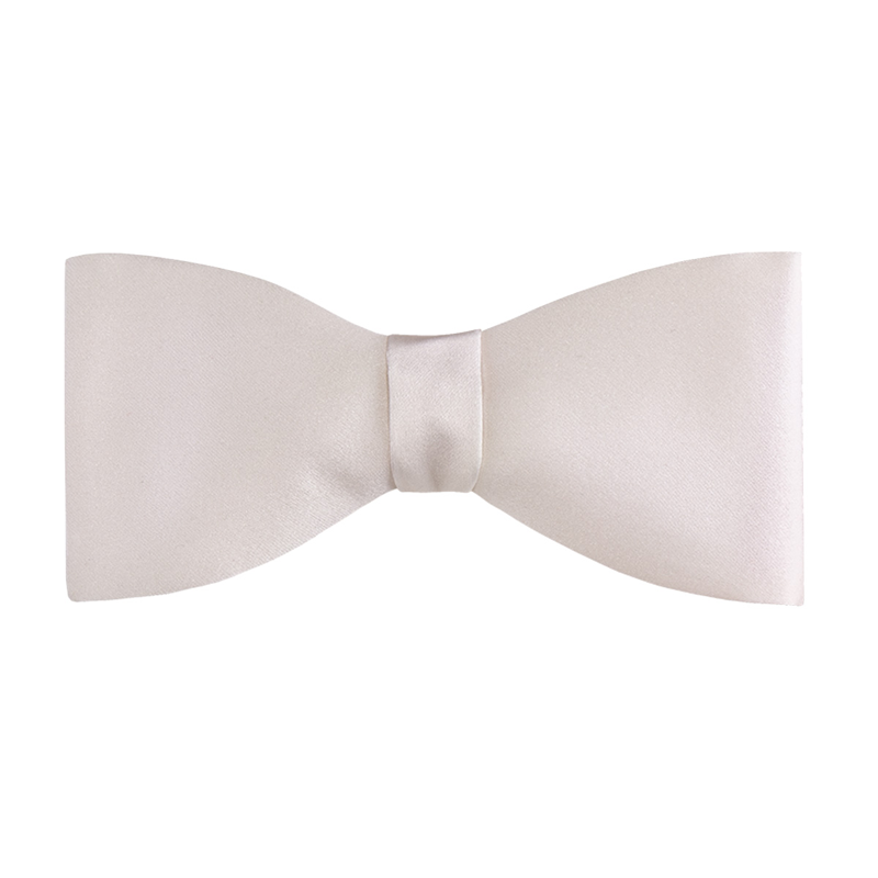 Bow tie CROATA Classic Standard Solid Champagne  Silk 100%  