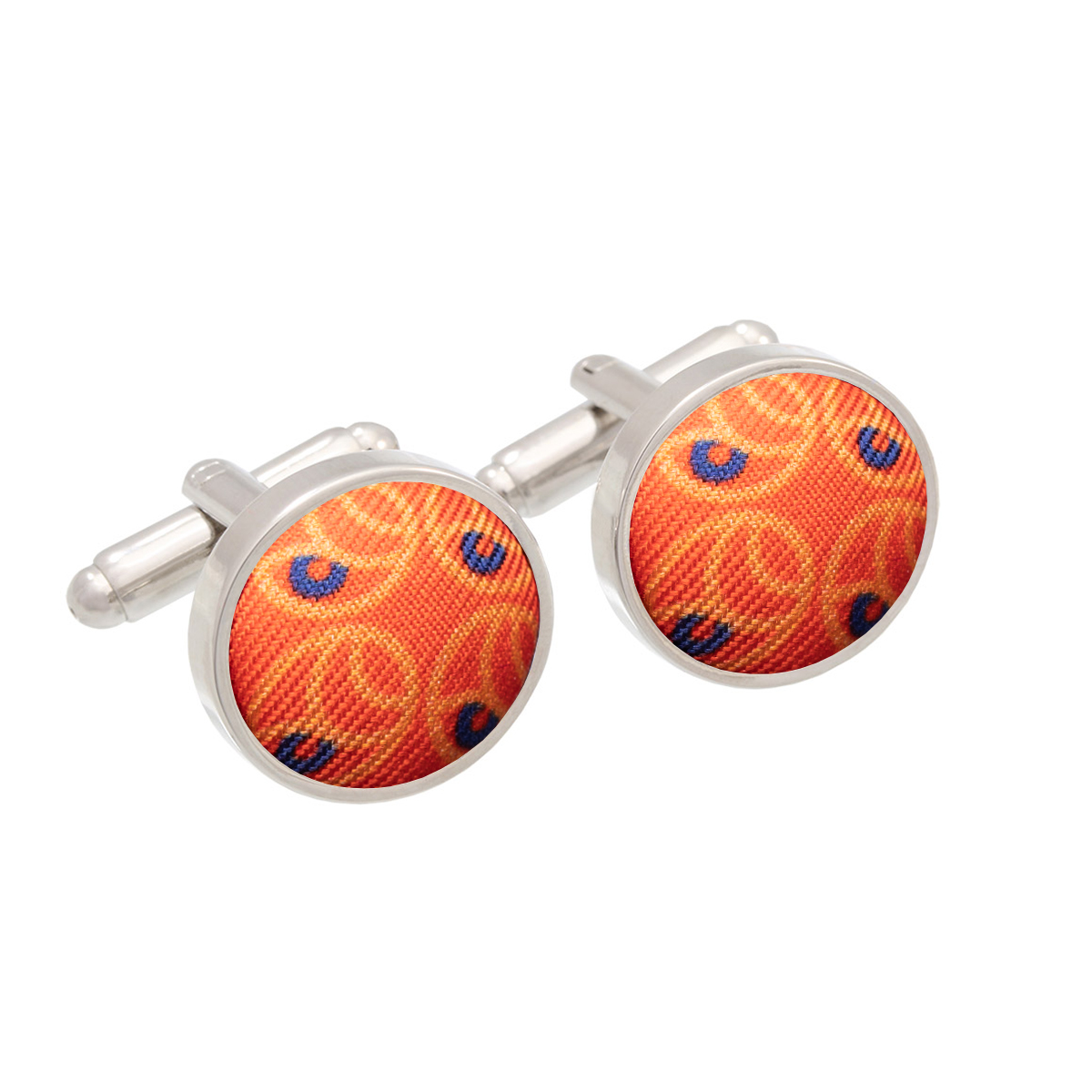 Cufflinks Thematic  Secession Orange  Silk 100%  