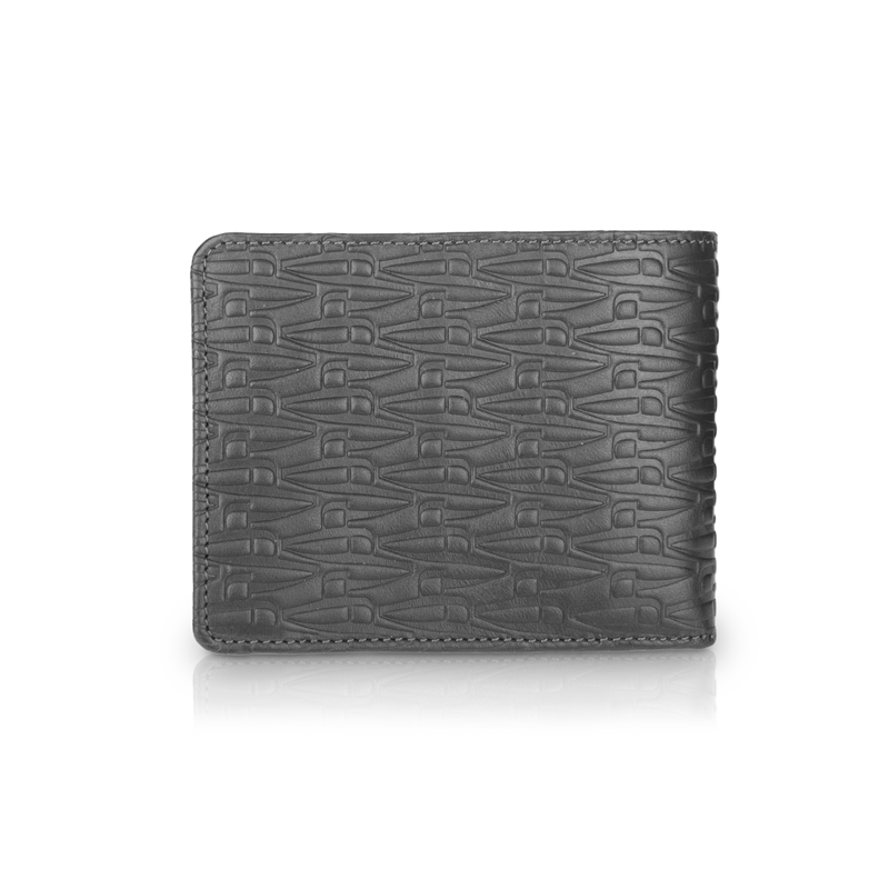 Wallet CROATA Elementum Thematic Thematic Glagolitic alphabet Black  Leather 100%  