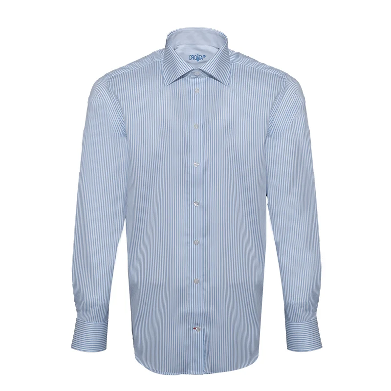 Dress shirt CROATA Brijuni non-wrinkle Classic Tailored Lines White  Cotton 100%  Long sleeve