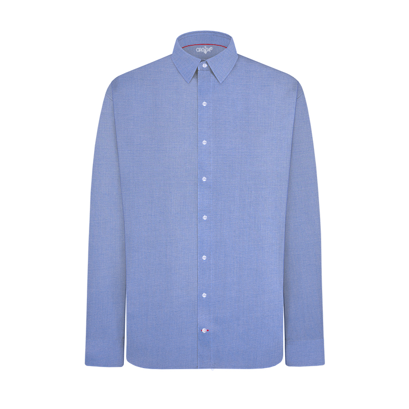 Dress shirt CROATA Brijuni Classic Tailored Small shapes Light blue  Cotton 100%  Long sleeve